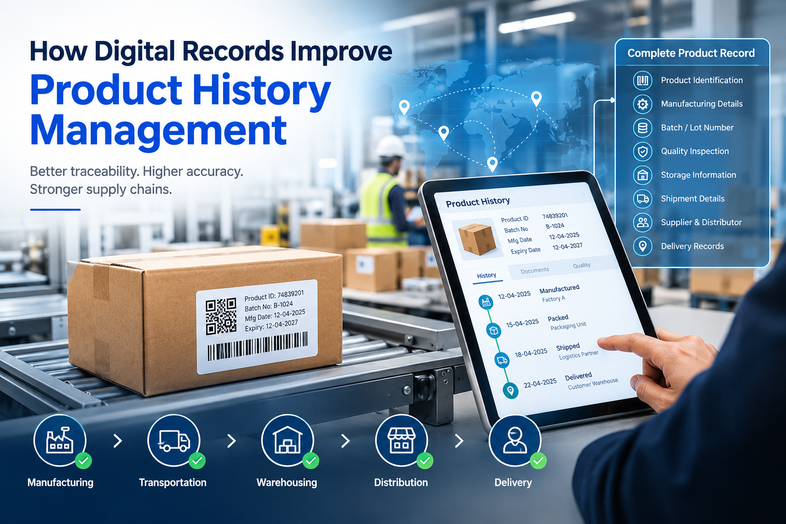 How Digital Records Improve Product History Management