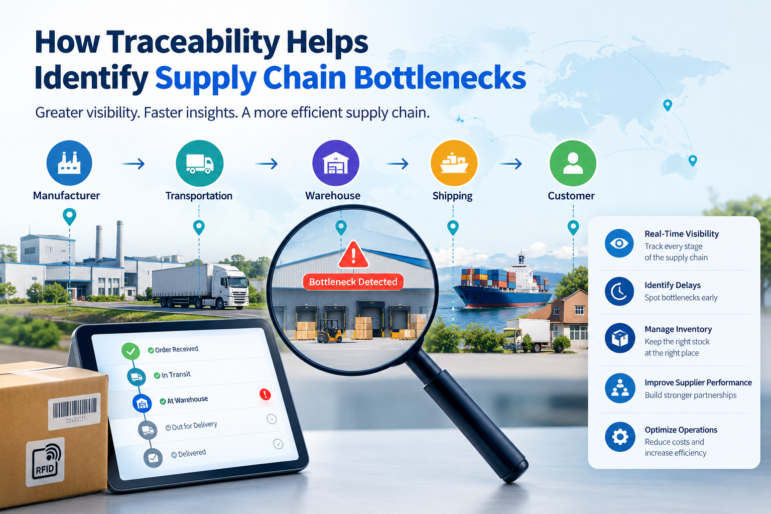 How Traceability Helps Identify Supply Chain Bottlenecks