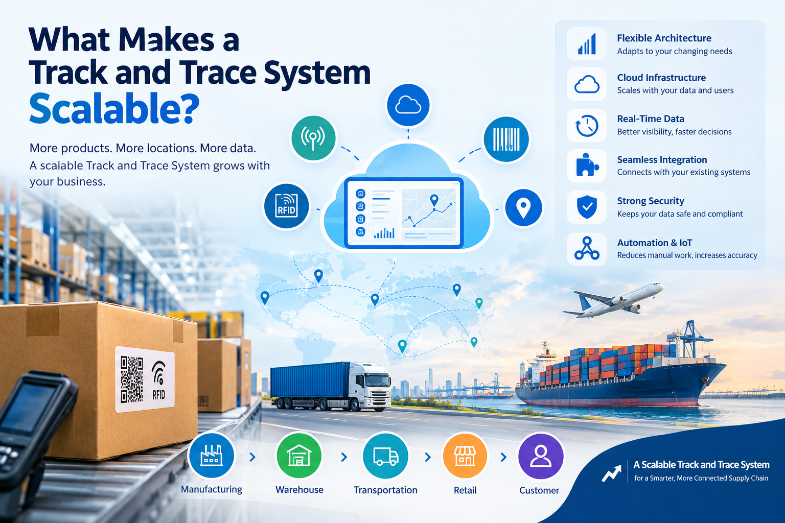 What Makes a Track and Trace System Scalable?