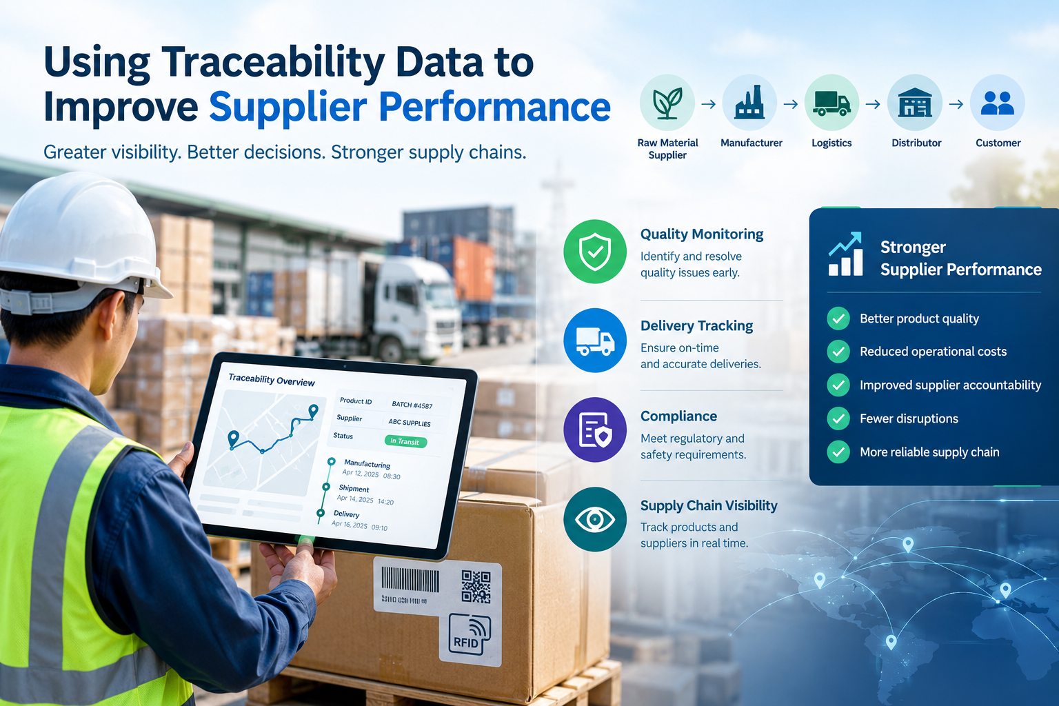 Using Traceability Data to Improve Supplier Performance